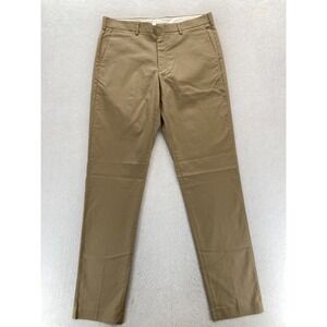 J.Crew Ludlow Golf Pants Mens 34x36 Slim Fit Beige Khaki 3XDRY Performance NWT